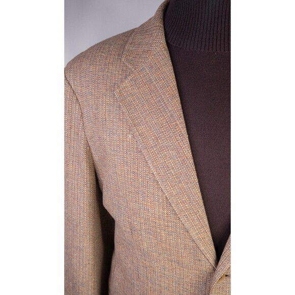 TerritoryAhead Mens Blazer Sport Coat Three Button Casual Jacket 44R Silk Suits - Picture 5 of 12